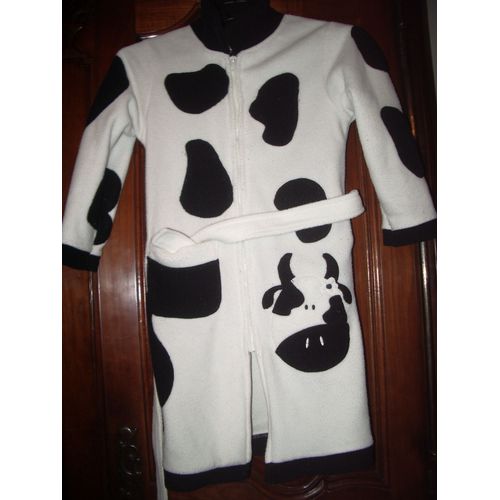 Robe De Chambre Modèle Vache Taille 8/10 Ans