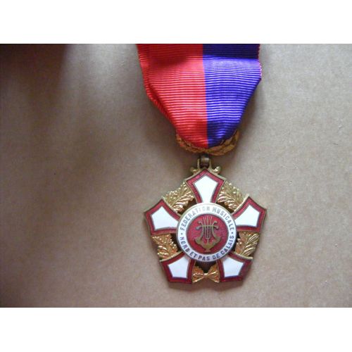 Médaille De La Fédération Musicale