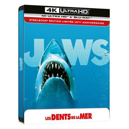 Les Dents De La Mer - 4k Ultra Hd + Blu-Ray - Édition 45e Anniversaire - Boîtier Steelbook