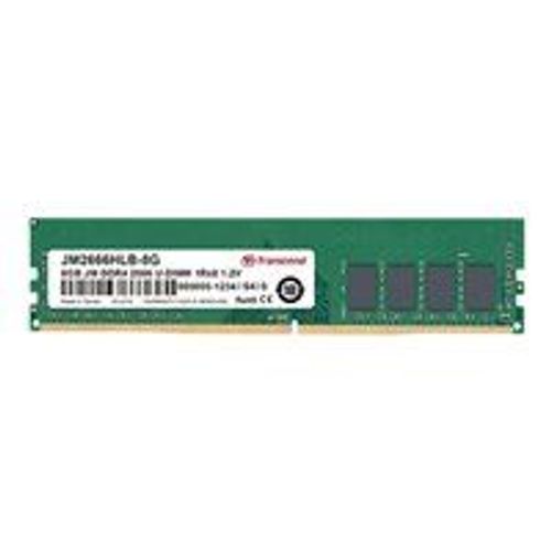 Transcend JetRAM - DDR4 - module - 16 Go - DIMM 288 broches - 2666 MHz / PC4-21300 - CL19 - 1.2 V - mémoire sans tampon - non ECC