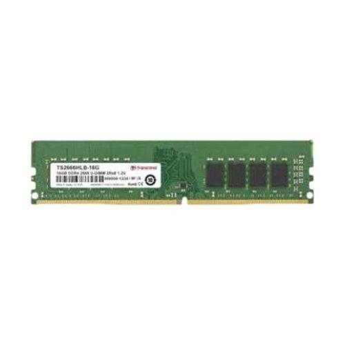 Transcend - DDR4 - module - 16 Go - DIMM 288 broches - 2666 MHz / PC4-21300 - CL19 - 1.2 V - mémoire sans tampon - non ECC