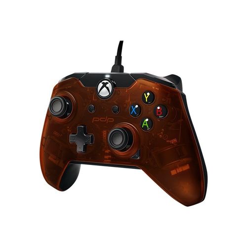 Manette Pdp Wired Controller Filaire Orange Performance Designed Products Pour Pc, Microsoft Xbox One, Microsoft Xbox One S, Microsoft Xbox One X