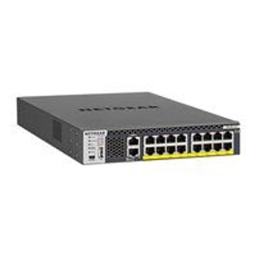 NETGEAR M4300-16X - Commutateur - C3 - Géré - 16 x 100/1000/2.5G/5G/10GBase-T (PoE+) - Montable sur rack - PoE+ (500 W)