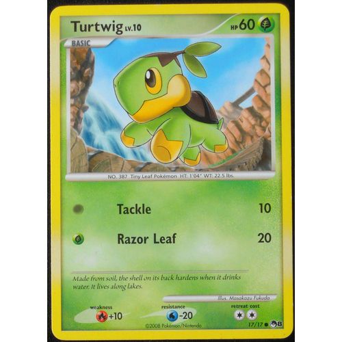 Turtwig (Tortipouss) - Promo Pop 8 - 17/17 - Version Anglaise