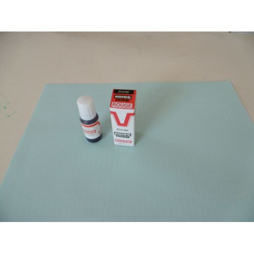 Flacon Encre A Tampons 10cc Rouge Kores Stamper