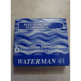 6 Cartouches Waterman Bleu Floride