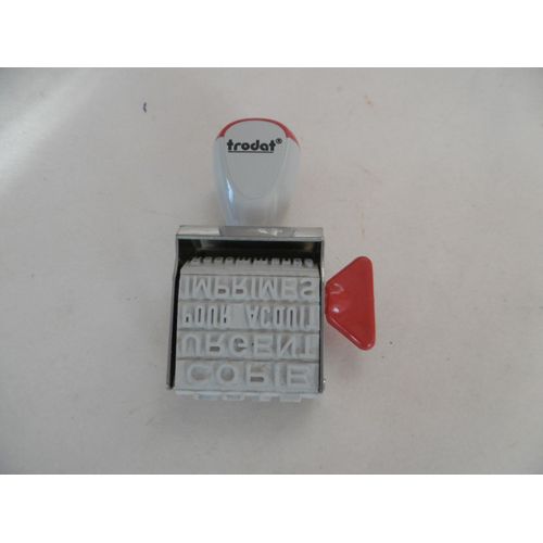 Tampon Manuel Multiformule Trodat 12 Textes