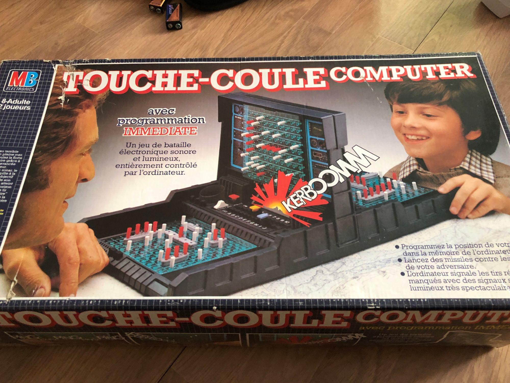👻 ANCIEN JEU Électronique MB Touché-Coulé Computer Bataille