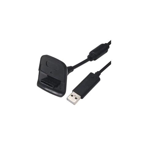 Câble De Chargeur Compatible Pour Manette Sans Fil Xbox Hobbytech - Noir