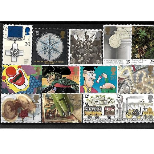 Grande-Bretagne -Lot De 13 Timbres Oblitérés-Très Bon Etat