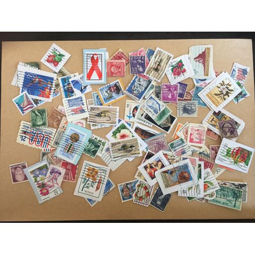 États Unis - 100 Timbres Différents - Rl 137