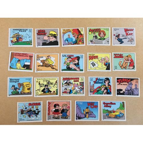 États Unis - 19 Timbres Neufs Différents - Cartoon - Rl 139