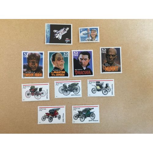 États Unis - 11 Timbres Neufs Différents - Rl 141