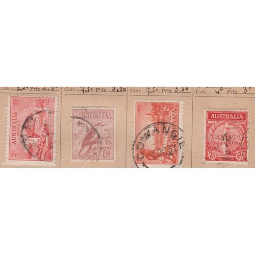 40 Timbres D Australie Colonies . Australia Stamps
