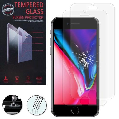 Lot / Pack De 2 Films Verre Trempé Pour Apple Iphone Se (2020) 4.7" Protection D'écran