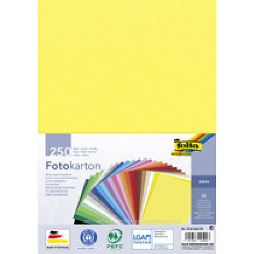 Folia Folia Carton De Bricolage, A4, 300 G/M2, Assorti