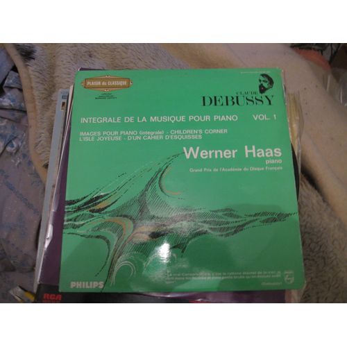 Claude Debussy Intégrale De La Musique Pour Piano Vol 1 Werner Haas Piano