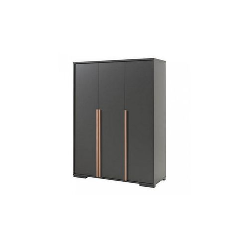Vipack Armoire 3 Portes Londen Anthracite