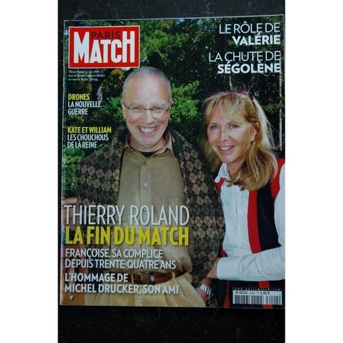 Paris Match N° 3292 21 Juin 2012 Thierry Roland Cover + 10 P. - Johnny Simon Baker Kate & William Valérie Ségolène