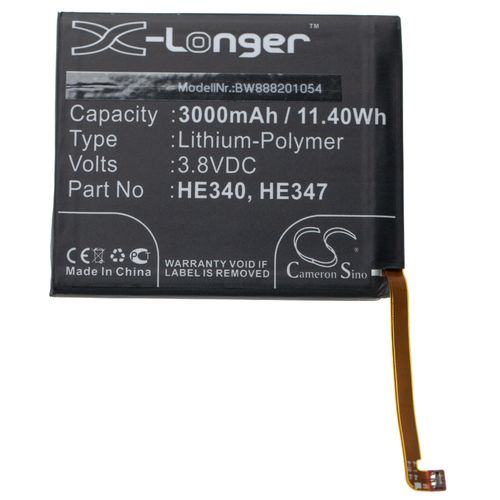 Vhbw Batterie Compatible Avec Nokia 7,1, Ta-1041 Smartphone (3000mah, 3,8v, Li-Polymère)
