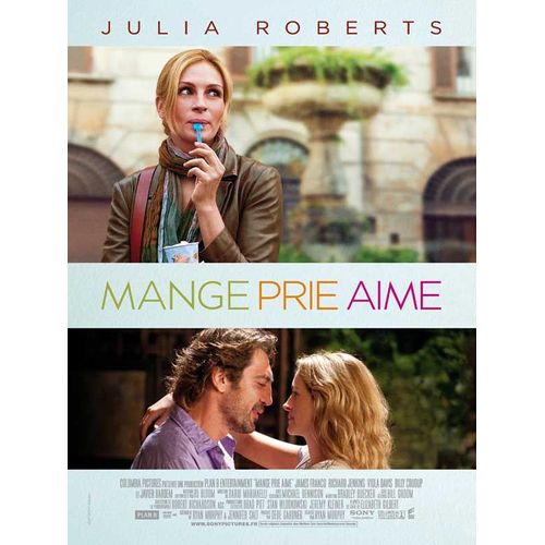 Mange, Prie, Aime / Affiche Cinéma Originale 120x160 Cm Pliée.