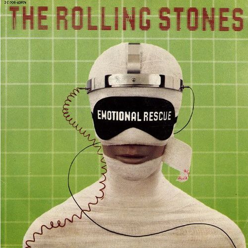 Emotional Rescue + Down In The Hole (French Press 1980 - Grey Label)