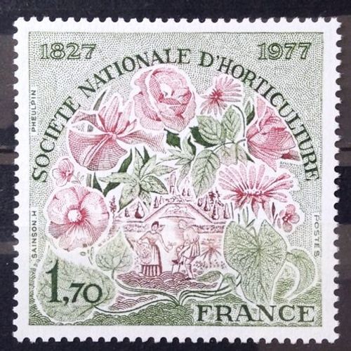 Société Nationale D'horticulture 1,70 (Impeccable N° 1930) Neuf** Luxe (= Sans Trace De Charnière) - France Année 1977 - N28373