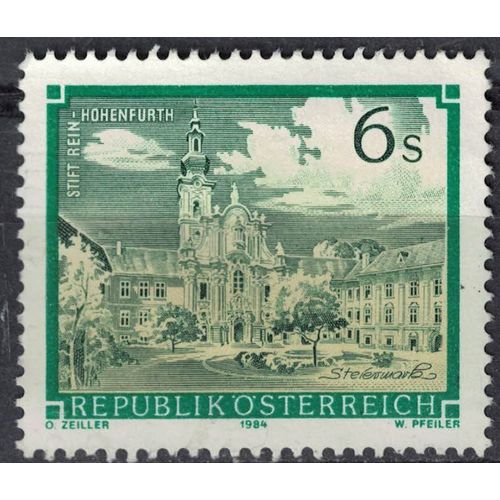 Autriche 1984 Oblitéré Used Abbaye De Rein Hohenfurth Abbey Monastère Cistercien Su