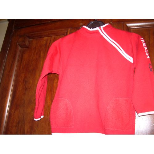 Sweat Rouge Taille 6ans Thalassa