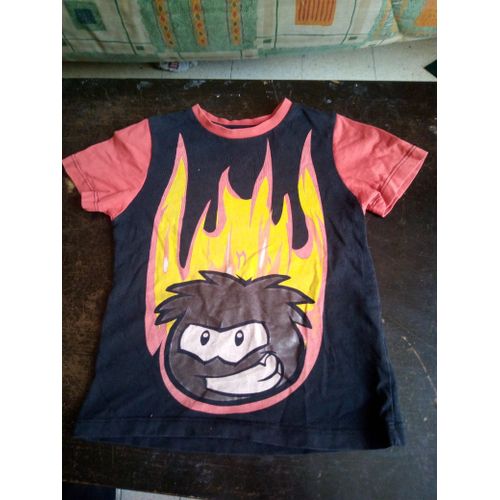 T-Shirt Rouge Et Noir Disney