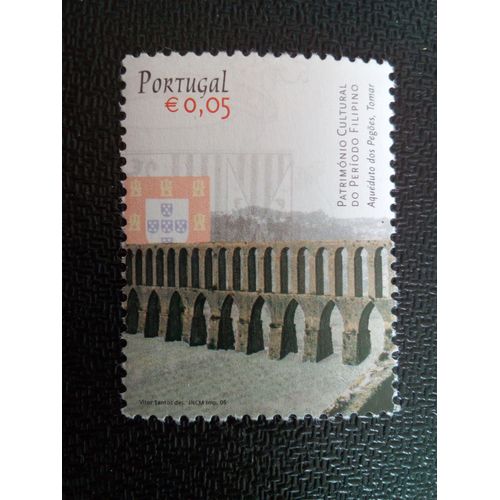 Timbre Portugal Yt 2898 Patrimoine Culturel De La Période Espagnole - Croix 2005 ( 060404 )