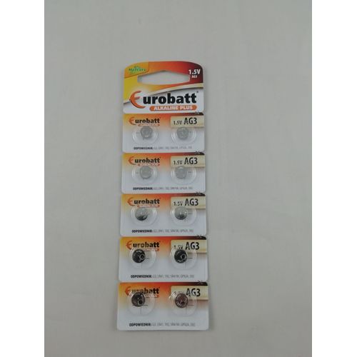 2x Pile Bouton AG3 1,5V Alkaline + 0% Mercure G3 LR41 SR41W GP92A 192