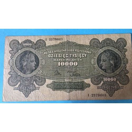 Billet Pologne 10 000 Marek / Zloty 1922