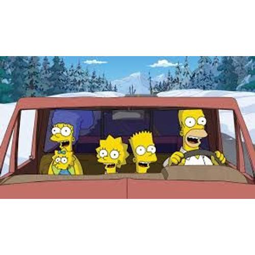 Les Simpson Le Film - The Simpsons Movie - David Silverman - 2007 - Jeu Complet 6 Photos D'exploitation Du Film En Couleur 21x28 Cm