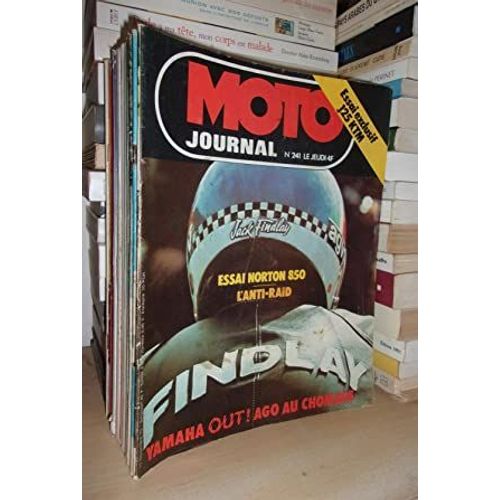 Moto Journal N° 241: 1975. (Essai Exclusif 125 Ktm. Essai Norton 850. Yamaha Out Ago Au Chomage)