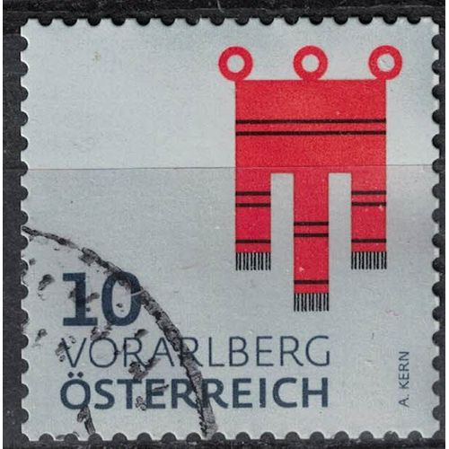 Autriche 2018 Oblitéré Used Coat Of Armes Armoiries Vorarlberg Su