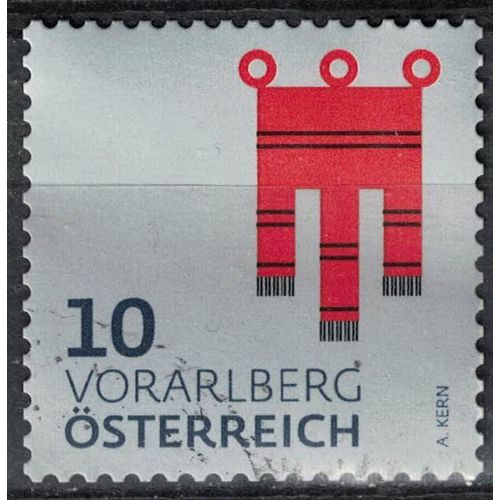 Autriche 2018 Oblitéré Used Coat Of Armes Armoiries Vorarlberg Su