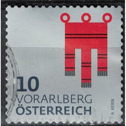 Autriche 2018 Oblitéré Used Coat Of Armes Armoiries Vorarlberg Su