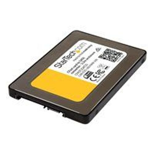 StarTech.com Adaptateur carte CFast vers SATA avec boîtier de 2,5" - Convertisseur carte mémoire CFast - SATA III 6 Gb/s - Contrôleur de stockage - 1 Canal - CFast Card - SATA 6Gb/s - noir...