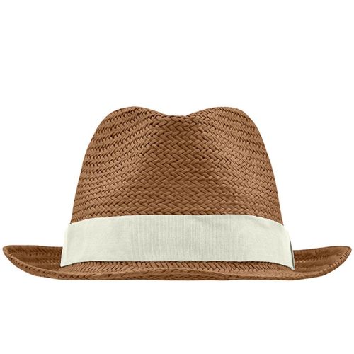 Chapeau - Mb6597 - Marron Et Blanc Cass?