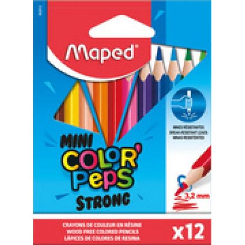 Maped Maped Dreikant-Buntstifte Color'peps Strong Mini, 12er Etui