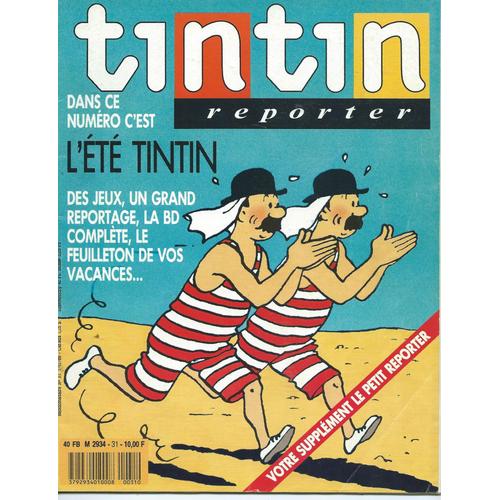 Tintin Reporter # 31 ( 7 Juillet 1989 ) : " L'été Tintin "