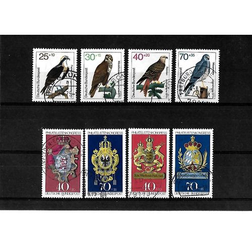 Allemagne- Rfa -Lot De 8 Timbres Oblitérés-Très Bon Etat