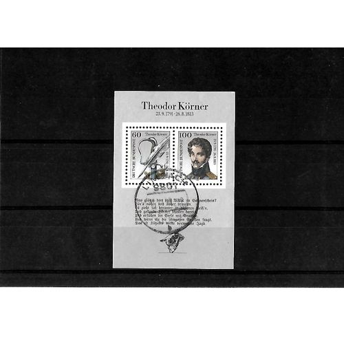 Allemagne- Rfa - Bf N° 24 - Bloc De Timbres Oblitérés-Très Bon Etat