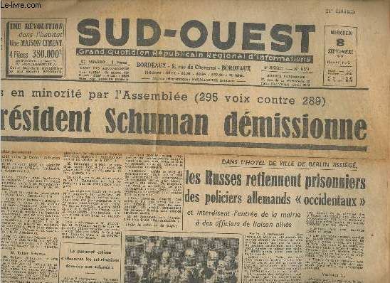 Sud-Ouest- N°251 (4ème Année)- 8 Septembre 1948