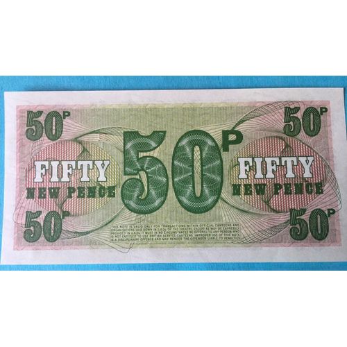 Billet British Armed Forces 50 Pound