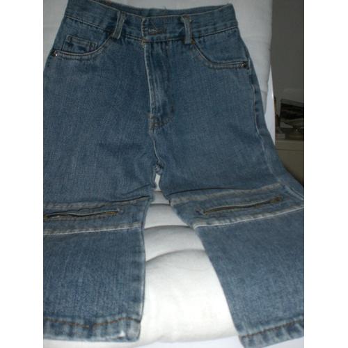 Jean Original Enfant 2 Ans Avec Poches Zippees Genoux