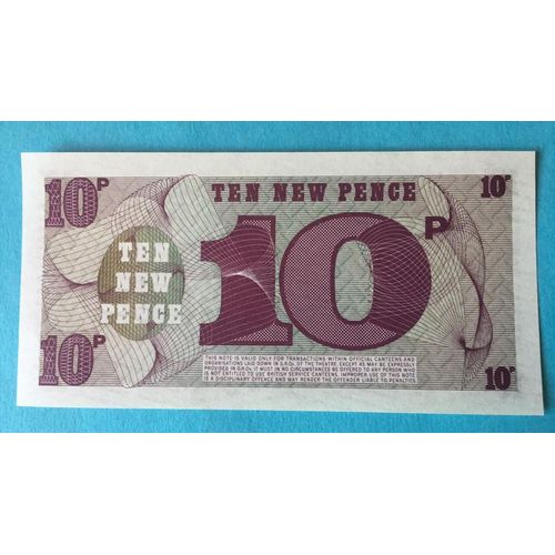 Billet British Armed Forces 10 Pound