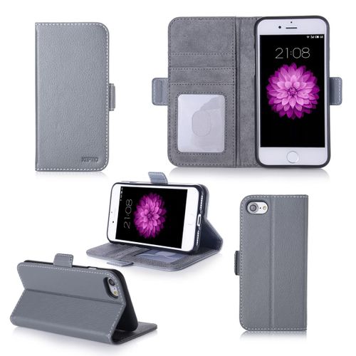 Housse Portefeuille Noire Pour Apple Iphone Se 2020 À Rabat Avec Porte Cartes