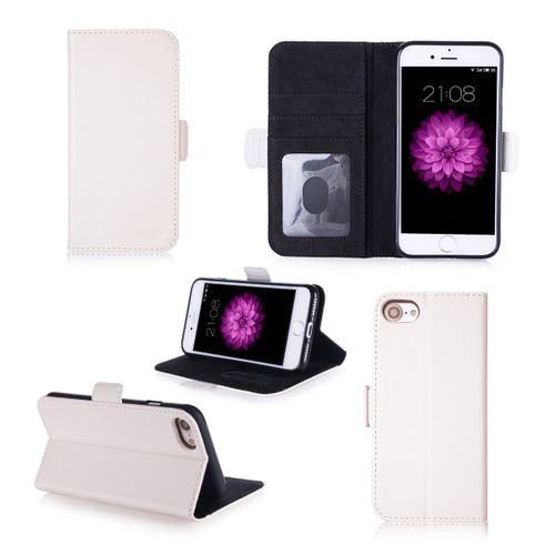 Housse Portefeuille Blanche Pour Apple Iphone Se 2020 À Rabat Avec Porte Cartes